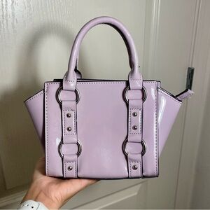 F21 Lavender Handbag with Silver Accents